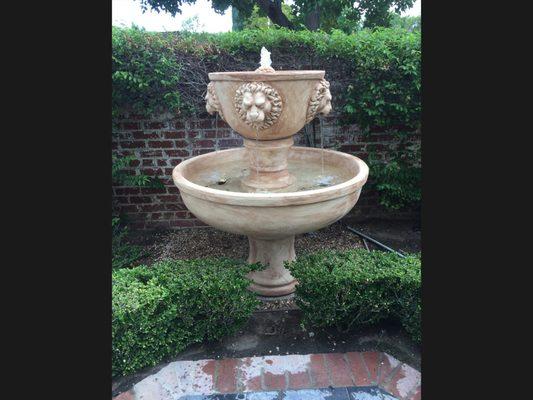 We Provide Repair Services of fountains, we can brick life back to any fountain.