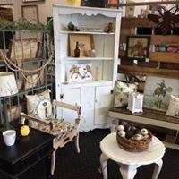 Refinished vintage furniture and fun home decor.