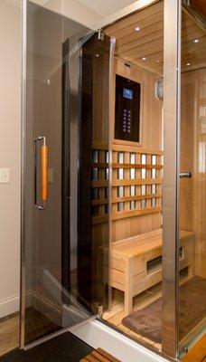 Infra-Red Sauna available in St. Charles & Stewartville locations