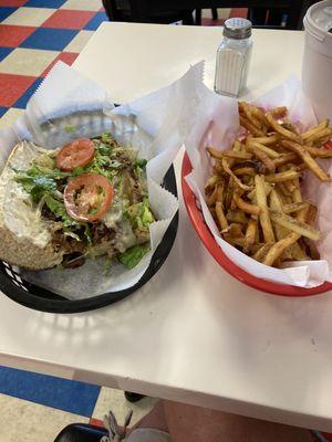 Philly steak and fries!