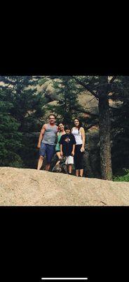 Dr. Offutt and his family love to go on hikes and stay active.