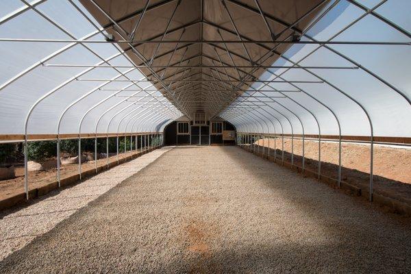 30'x100' Fullbloom Light Deprivation Greenhouse, Dep System Closing