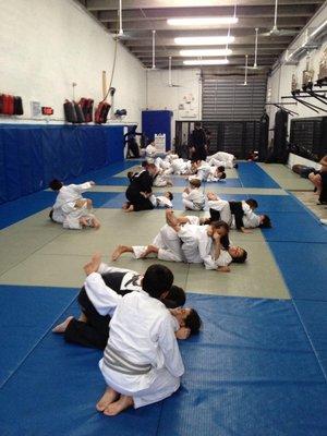 Kids class - sparring