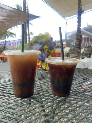 Li hing lemonade and Tahitian dream