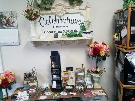 Celebration book your  party planner, located outside of Centralia MO