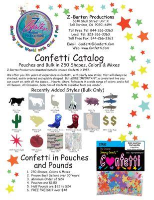 Confetti Catalog Page 1