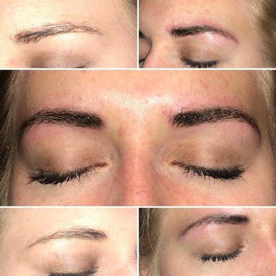 Microblading. Some Befores and Afters.