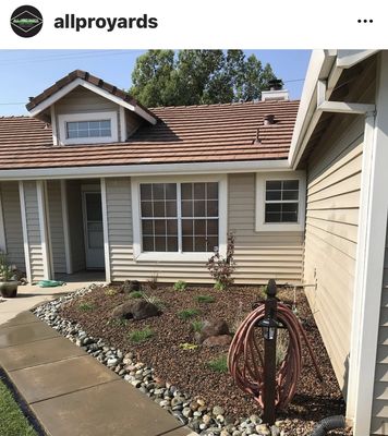 New flower Bed Install, Galt Ca.