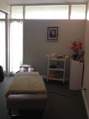 Where the magic happens... one of the treatment rooms.