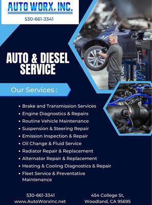 Auto and Diesel Service