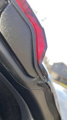 Tail light tint after two days