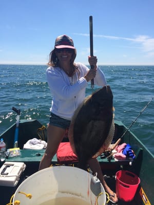 8/15/15. 27.5lb halibut. Caught with live mackerel.