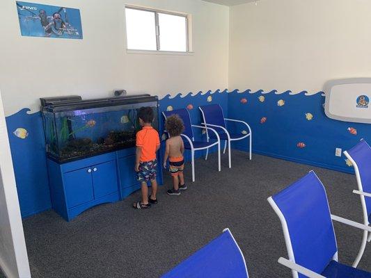 Fish tank inside