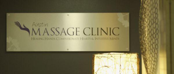 Austin Massage Clinic Sign