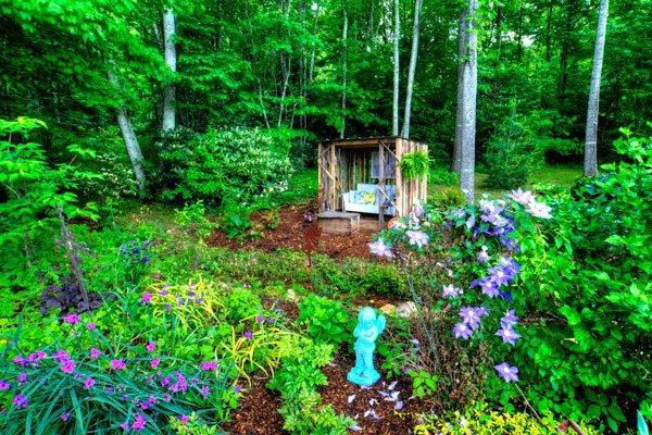 Garden Lanai by the stream