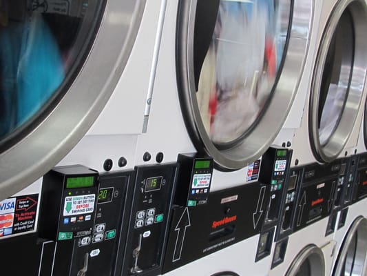 No more quarters!  Now you use your credit or debit card to do laundry!