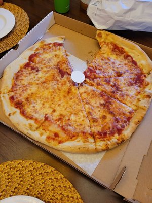 Large cheese pizza