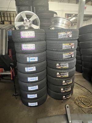 New and used tire replace