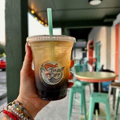 Iced You Dont Know Jackfruit iced tea with boba