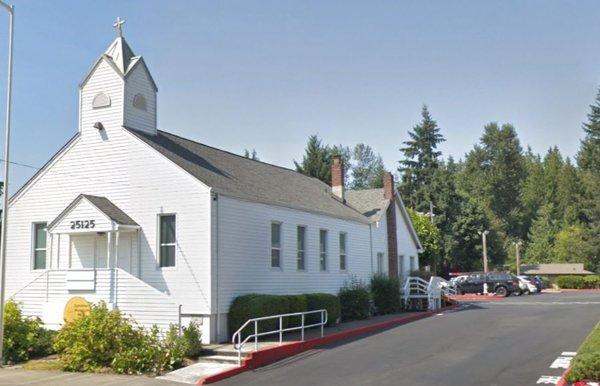 View of the main building from 132nd Ave. in Kent, WA