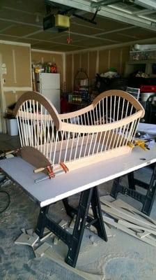 Building of new baby cradle