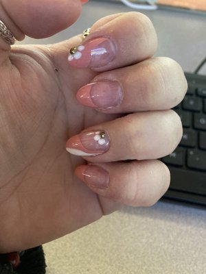 Bad nails from tip top.