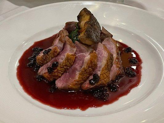 Perfect duck with foie Gras