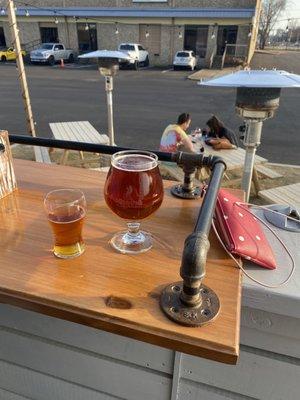 Dunk Tank - sample and standard pour