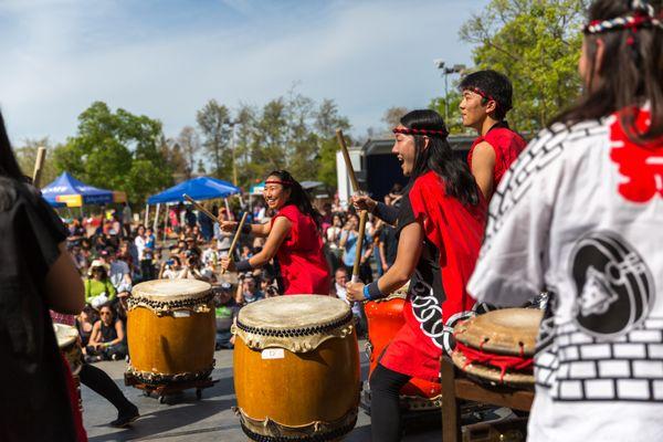 Performance by Bakuhatsu Taiko Dan