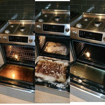 Cleaning oven