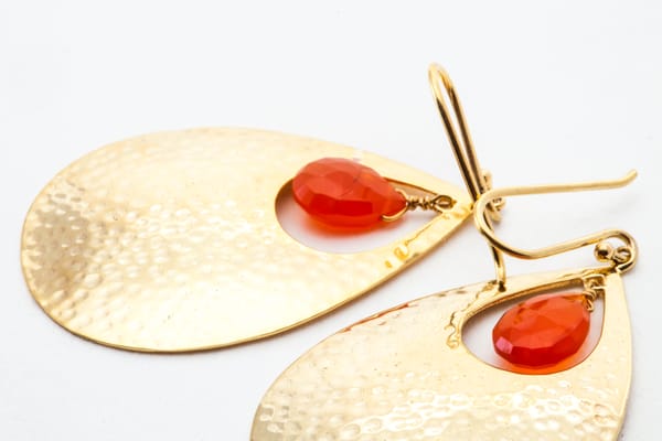 Carnelian Drop Earrings