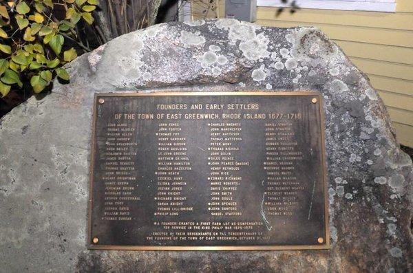 Revolutionary War Charleville Musket with my family's (Henry Staight) founders stone in East Greenwich Rhode Island