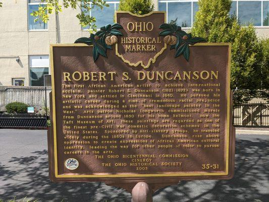 Taft Museum of Art / Robert S. Duncanson Historical Marker, Cincinnati