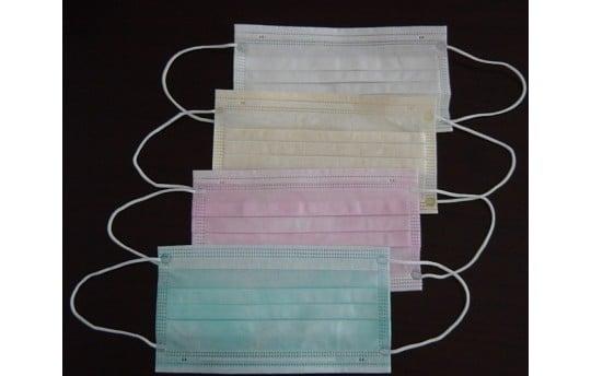 Earloop Face Mask - 50/Box - Crosstex Pink, Lavender, Green, White  $7.95