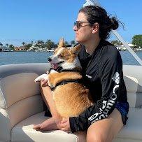 Salty Boat Rental is dog-friendly.  Bring your furry friends along for a fun day on the water