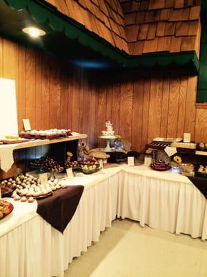 Dessert Buffet for Wedding Dinner