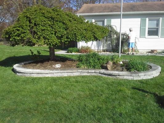 Hardscape Retaining wall, Garden wall, Techo Block