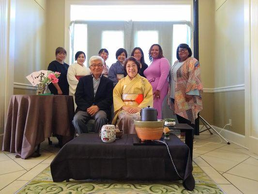 A very elegant Japanese Tea Ceremony at Don Eaves Heritage House in honor of Chattanooga's 5th ANNIVERSARY as a sister city to TONO, JAPAN!