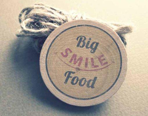 Big Smile Food Logo Mockup