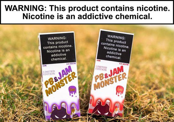 PB & Jam Monster limited edition juices