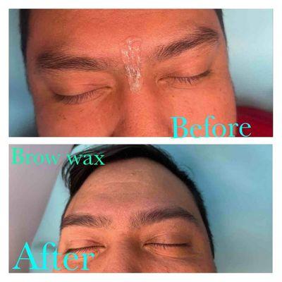 Eye brow wax