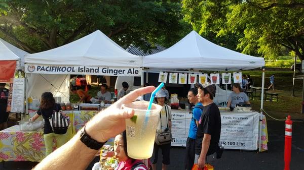 $3 Island Ginger Ale (an inch of their syrup, rest is soda water from 2 liter bottle