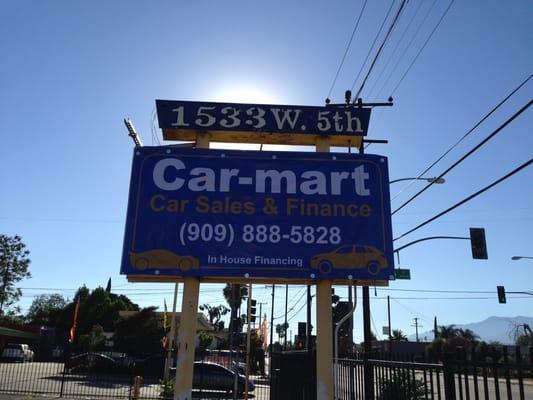 Dealer front sign