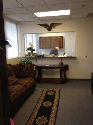 Waiting room at the North Clinic 8778 Wolff Ct. Suite 100