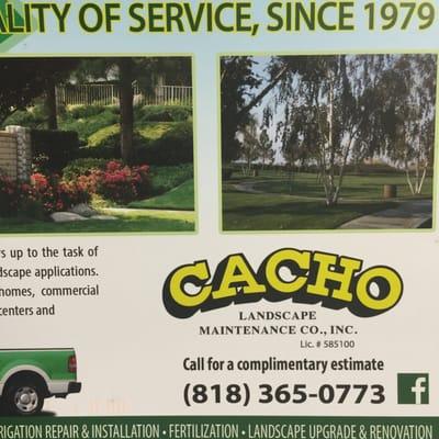 Cacho Landscape Maintenance Co