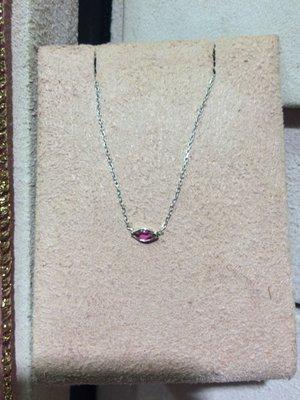 Tiny Bezel set ruby