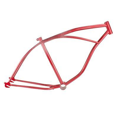 26" Red Beach Cruiser Frame