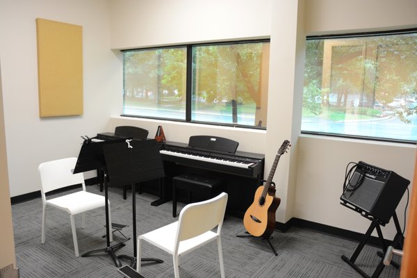 Our piano & guitar studio.