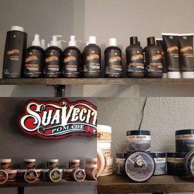 Beard Butter, Suavecita Pomade, Seasonal Cashmere Pomade (original and matte).