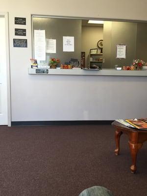 Front desk